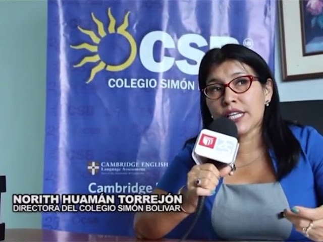  Colegio Simón Bolívar de Tarapoto conmemora el día del Idioma Castellano