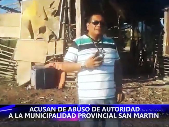  Acusan de abuso de autoridad a la Municipalidad Provincial de San Martín