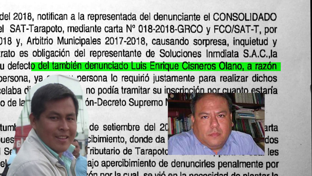  Cisneros Olano investigado por apropiación ilícita
