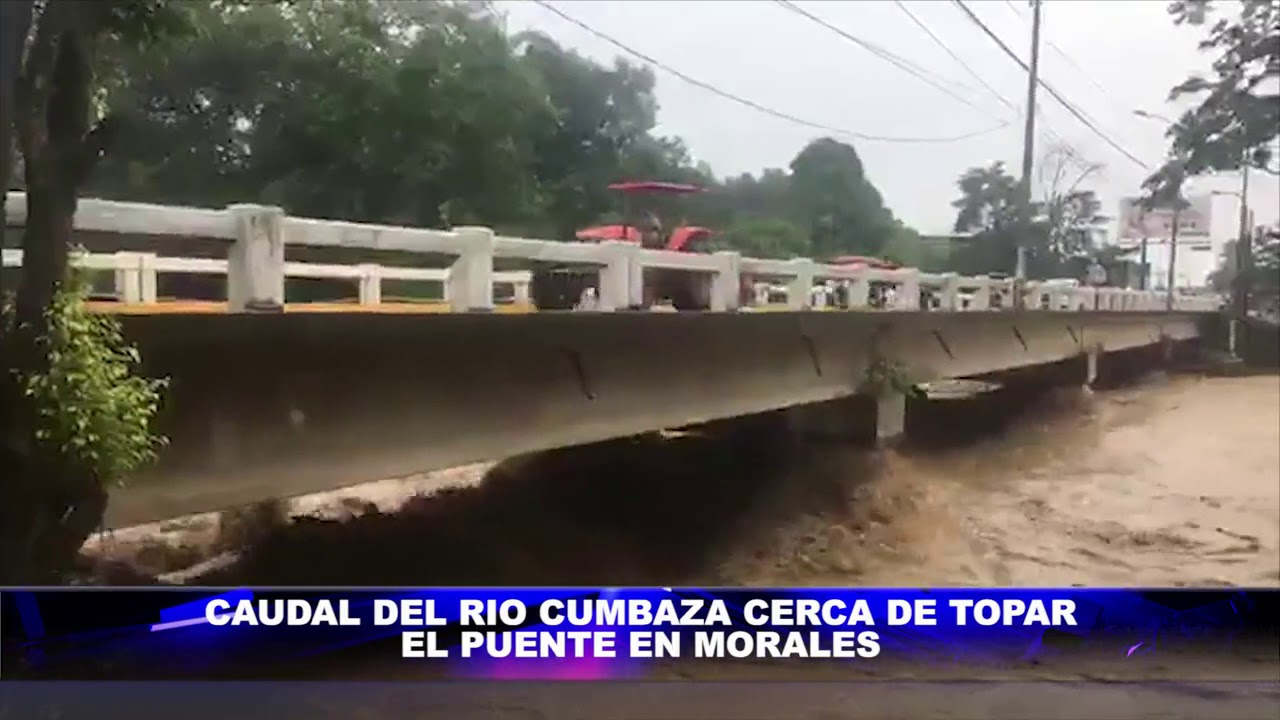  Caudal del río Cumbaza cerca de topar el puente en Morales.