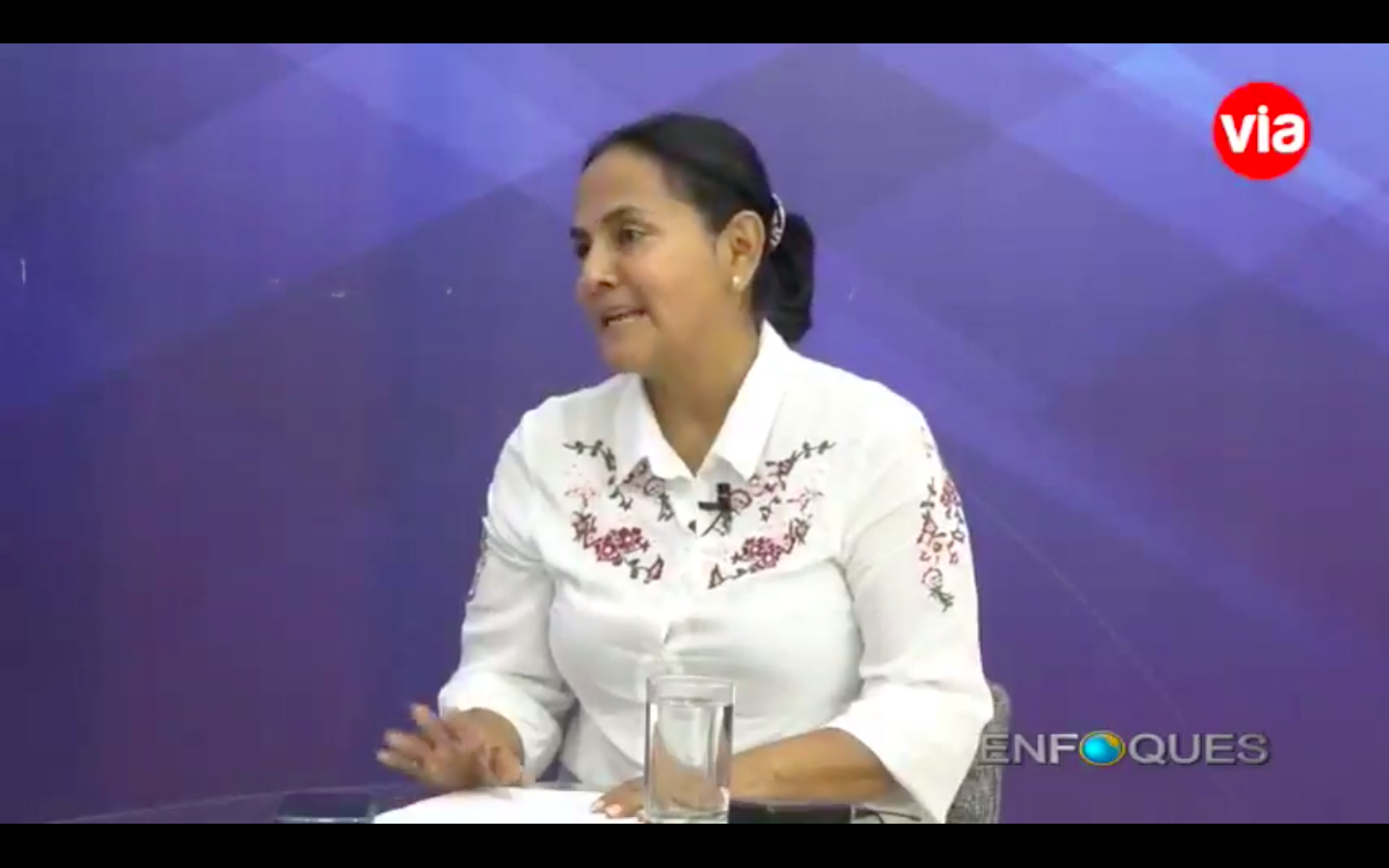  Entrevista la Sra. Robertina Santillana, congresista electa por San Martín.