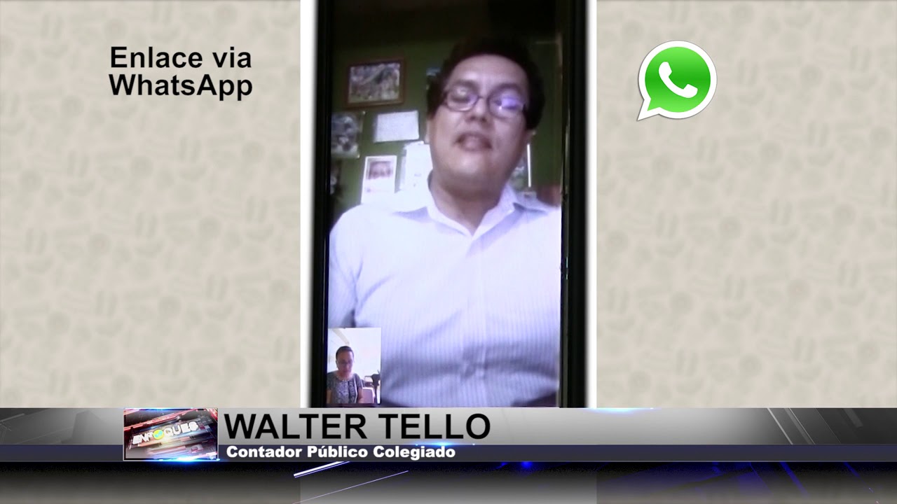  Entrevista al Contador Público Walter Tello sobre el presupuesto para sector Salud en San Martín.