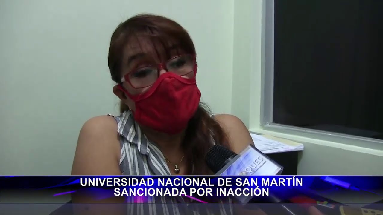  Universidad Nacional de San Martín sancionada por inacción.