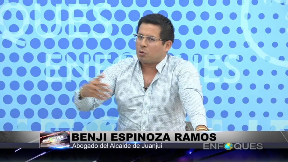 Entrevista al Sr. Benji Espinoza Ramos, abogado del alcalde de Juanjui.